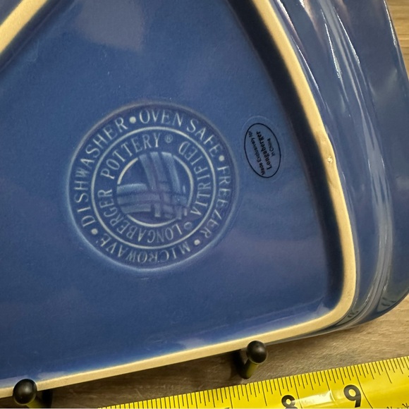 LONGABERGER - Woven Traditions Cornflower - pizza plates - set of 2 - Picture 6 of 8